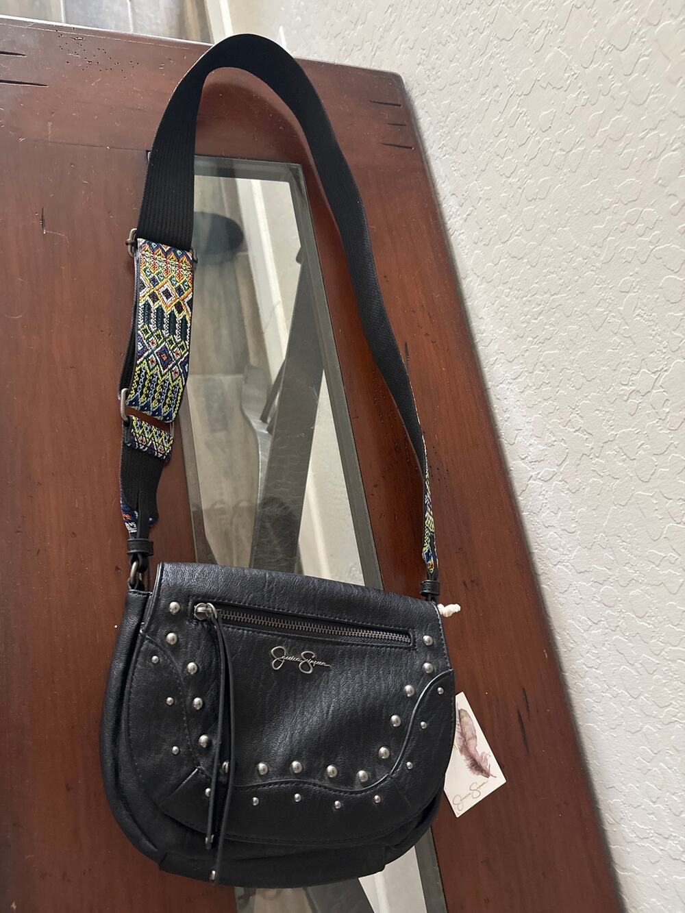 Boho Western style saddle bag Jessica Simpson purse
